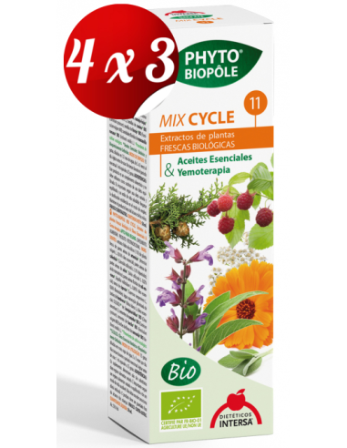 Pack 4x3 Phyto-Bipole Mix-Cycle (Ciclo Menstrual) 50 Ml de Intersa
