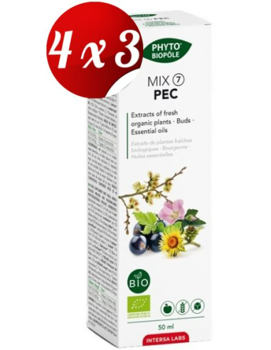 Pack 4x3 Phyto-Bipole Mix-Pec (Pectoral) 50 Ml de Intersa
