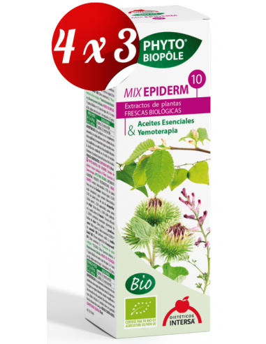 Pack 4x3 Phyto-Bipole Mix-Epiderm (Piel) 50 Ml de Intersa