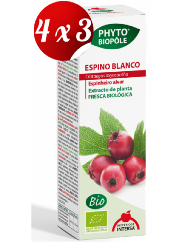 Pack 4x3 Phyto-Bipole Bio Espino Blanco 50 Ml de Intersa