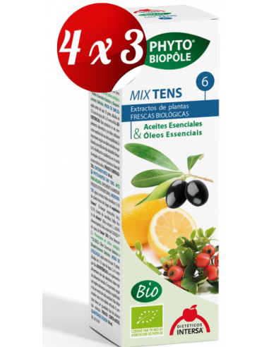 Pack 4x3 Phyto-Bipole Mix-Tens (Hipertens) 50 Ml de Intersa
