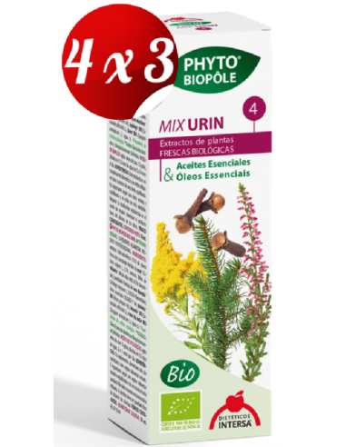 Pack 4x3 Phyto-Bipole Mix-Urin (Cystit) 50 Ml de Intersa