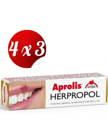 Pack 4x3 Aprolis Herpropol Roll-On 5 Ml de Intersa