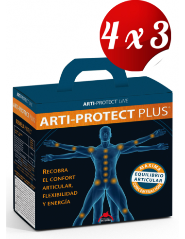 Pack 4x3 Arti-Protect Plus Pack 2 Botes 45 capsulas de Intersa