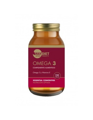 Omega 3 y Vitamina E 150 Perlas de Waydiet