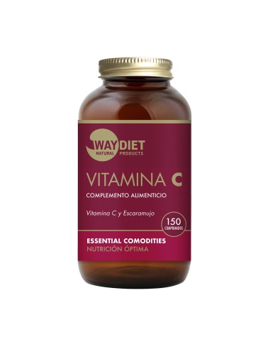 Vitamina C y Escaramujo 150 comprimidos de Waydiet