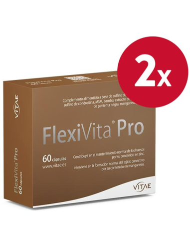 Pack 2 uds Flexivita Pro 60 cápsulas de Vitae