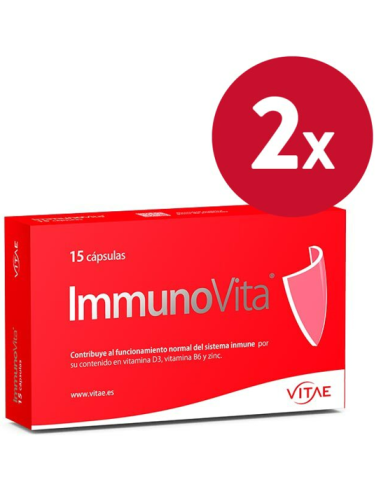 Pack 2 uds Immunovita 15 cápsulas de Vitae