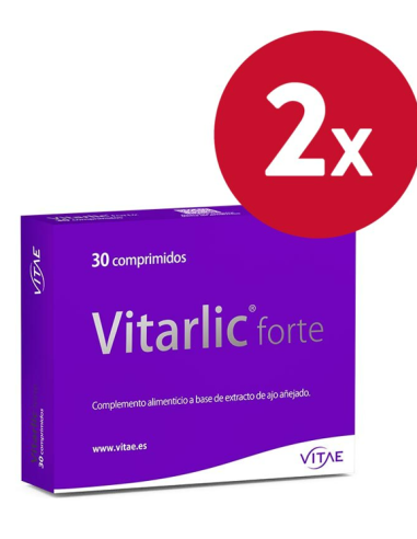 Pack 2 uds Vitarlic Forte 1000mg 30 comprimidos de Vitae