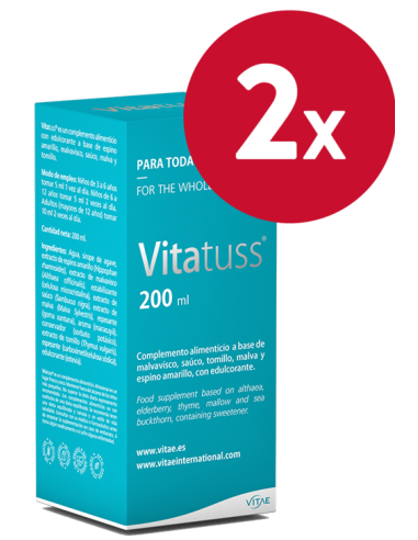 Pack 2 uds Vitatuss 200ml de Vitae