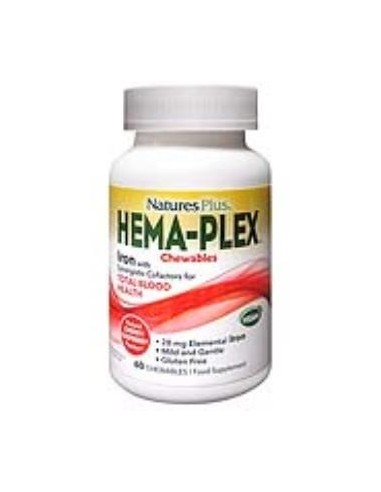 Hema-Plex Masticable 60 Comp. de Natures Plus