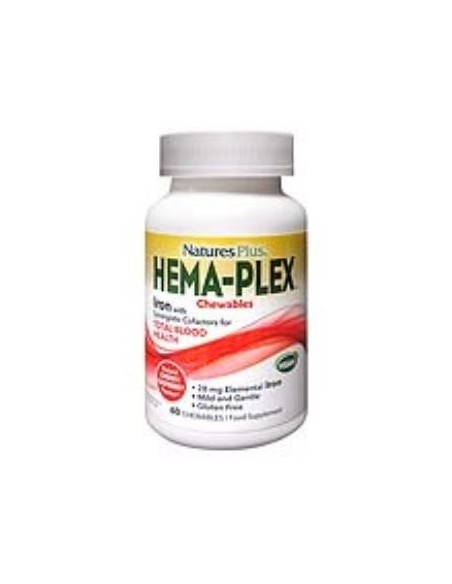 Hema-Plex Masticable 60 Comp. de Natures Plus