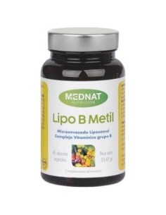 Lipo B Metil (B Complex) 60 Cápsulas  Mednat
