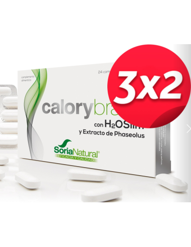 Pack 3x2 Calory Brake 24 tabletas De Soria Natural