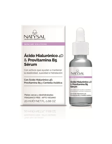 Acido Hialuronico 4D & Provitamina B5 Serum 20Ml. de Natysal