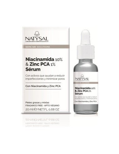 Niacinamida 10% & Zinc Pca 1% Serum 20Ml. de Natysal