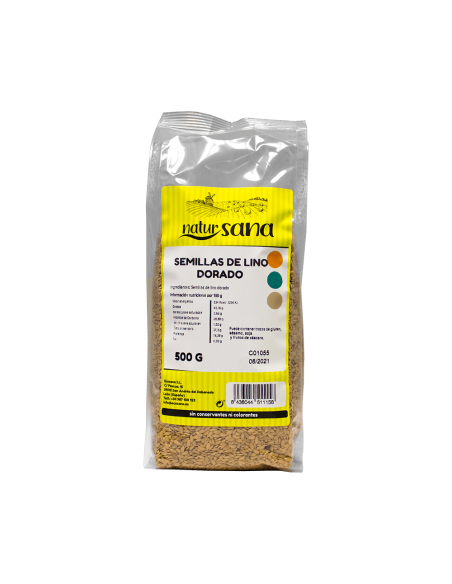 Semilla Lino Dorado 500G Natursana