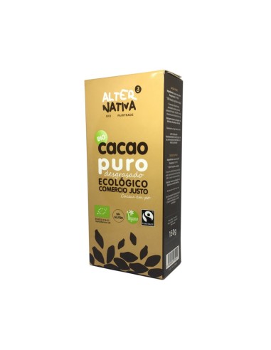 Cacao puro desgrasado MG.11% Bio 150g Alternativa 3