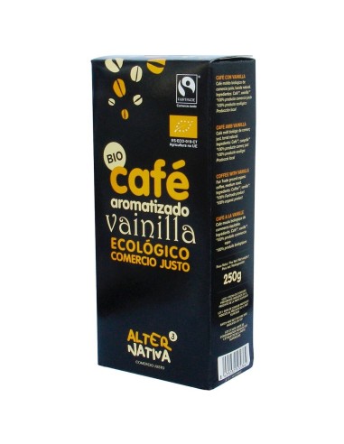 Cafe aromatizado a la vainilla molido bio 125g Alternativa 3