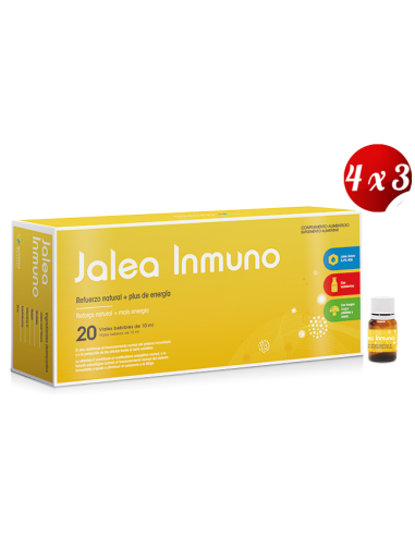 Pack 4x3 Jalea Inmuno 20 Viales de Herbora