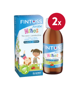 Pack de 2 uds Fintuss Niños Jarabe 168Gr. de Eladiet
