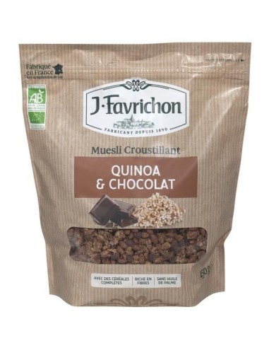 Crunchy Muesli Quinoa Y Chocolate 450 G de Favrichon