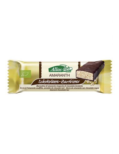 Barrita De Amaranto Con Chocolate Negro Bio, 25 G  de Allos