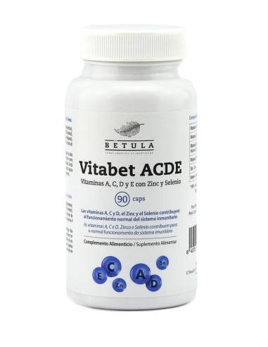 Vitabet Acde 90 Cápsulas  Betula