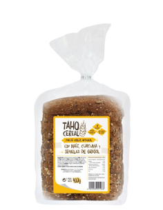 El Pan de Molde Integral con Maiz, Curcuma Y Pipas de giraso