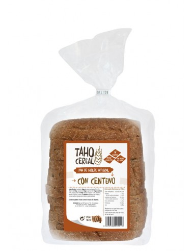 Pan De Molde  Centeno 400 Gramos Taho Cereal