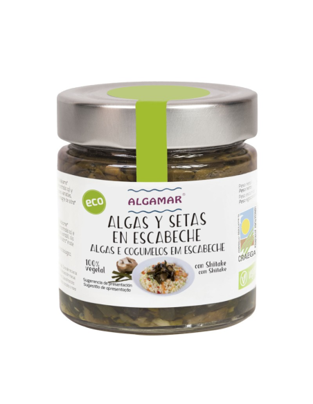 Algas Y Setas En Escabeche Bio 160 G Algamar