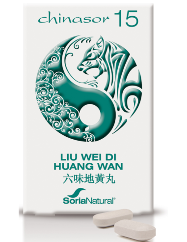 Chinasor 15 Liu Wei Di Huang Wan 30 Comprimidos de Soria Nat