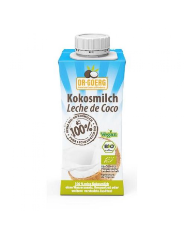 Leche De Coco Bio Premium 200 Ml de Dr. Goerg