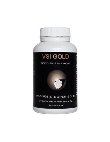 Magnesio Super Gold 100 comprimidos de Vsi Gold Supplement