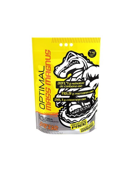 Bolsa Optimal Mass Magnus Choco 7 Kg. de Mega Plus
