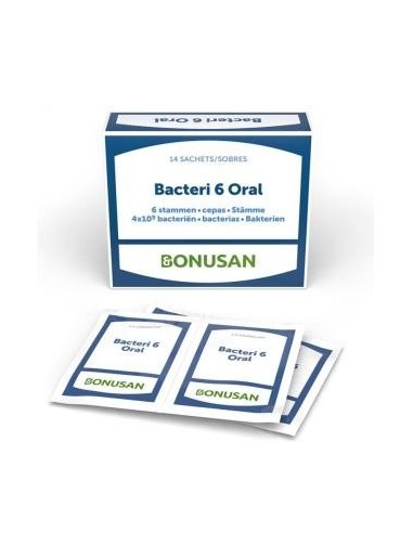Bacteri 6 Oral 14 Sobres Bonusan