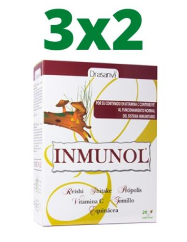 Pack 3x2 Inmunol 20 Ampollas de Drasanvi