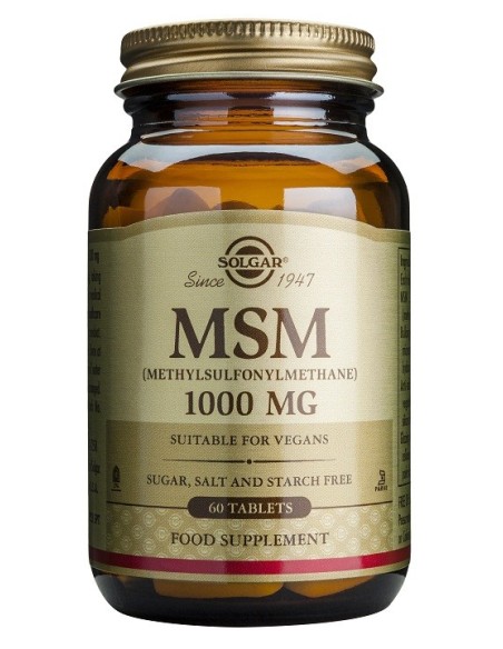MSM 1000 mg  60 comprimidos Solgar