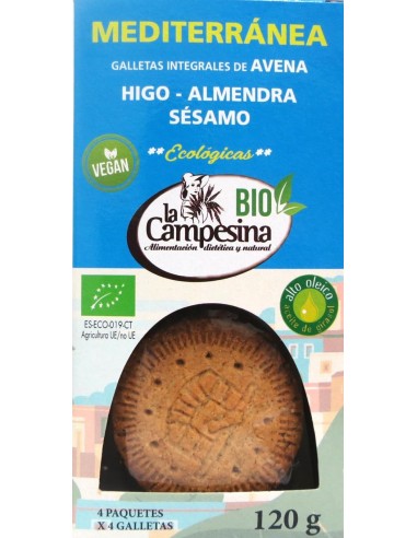 Mediterranea Bio (Higo-Almendra-Sesamo) 120G de Campesina