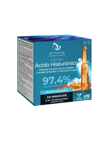 Acido Hialuronico Antiarrugas 10Amp. de Armonia