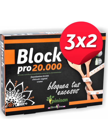 Pack 3x2 Block Pro 20000 30 capsulas de Pinisan