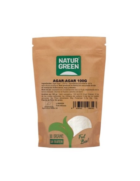 Agar agar 100 gramos de Naturgreen