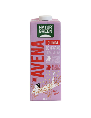 Bebida de Avena Quinoa 1 litro de Naturgreeen