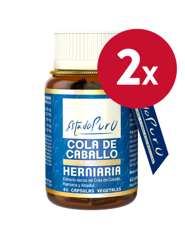 Pack 2uds Cola de Caballo Herniaria 40 caps Estado Puro