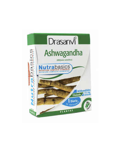 Ashwagandha 30 Capsulas Nutrabasicos Drasanvi