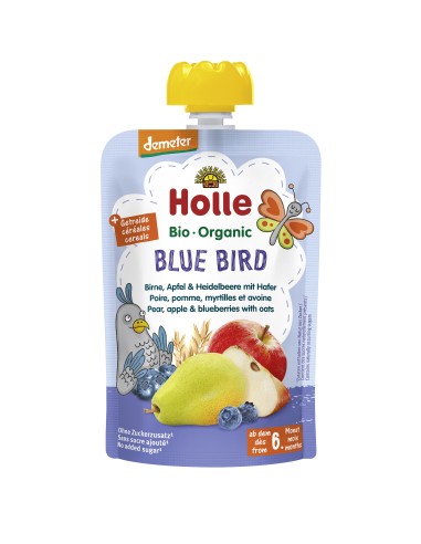 Smoothie Blue Bird Pera-Arandanos 6Meses 100Gr Dem Holle