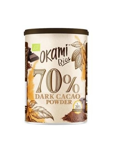 Cacao 70% Instantaneo 250 Gramos Bio Sg Vegan Okami Bio