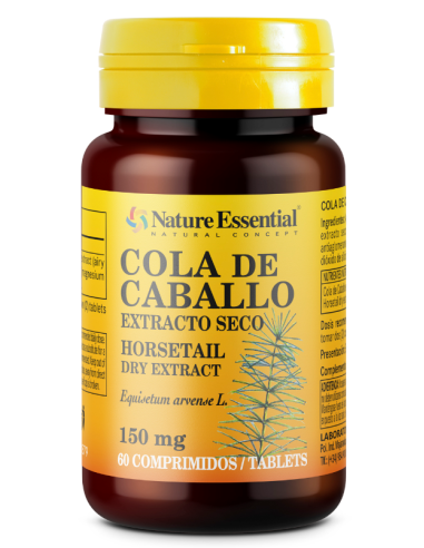 Cola de caballo 150 mg. (extracto seco) 60 comprimidos de Nature Essential