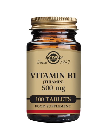 Vitamina B1 500mg Solgar - 100 Comprimidos de Calidad