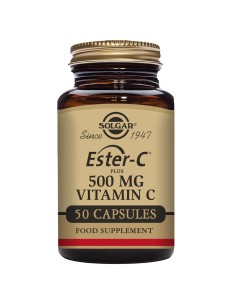 EsterC® Plus Vitamina C 500 mg  50 cápsulas vegetales Solgar
